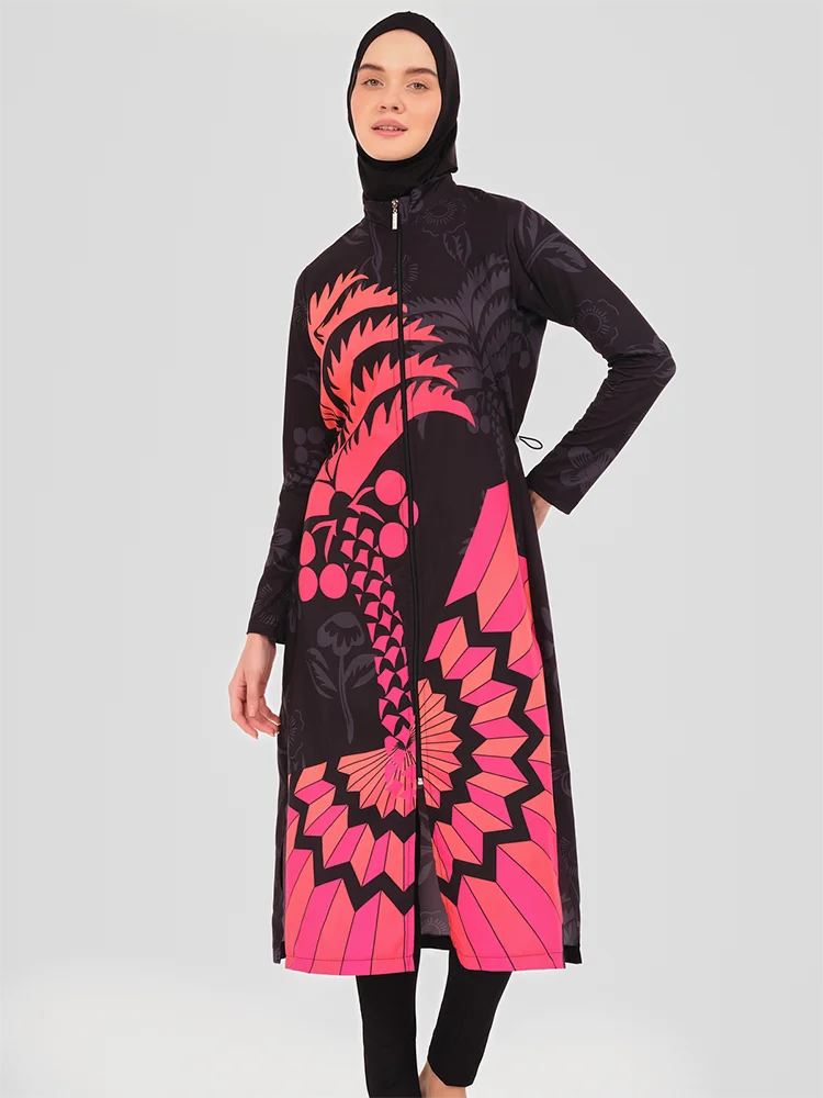 3PCS Long Burkini Muslim Women Femmes