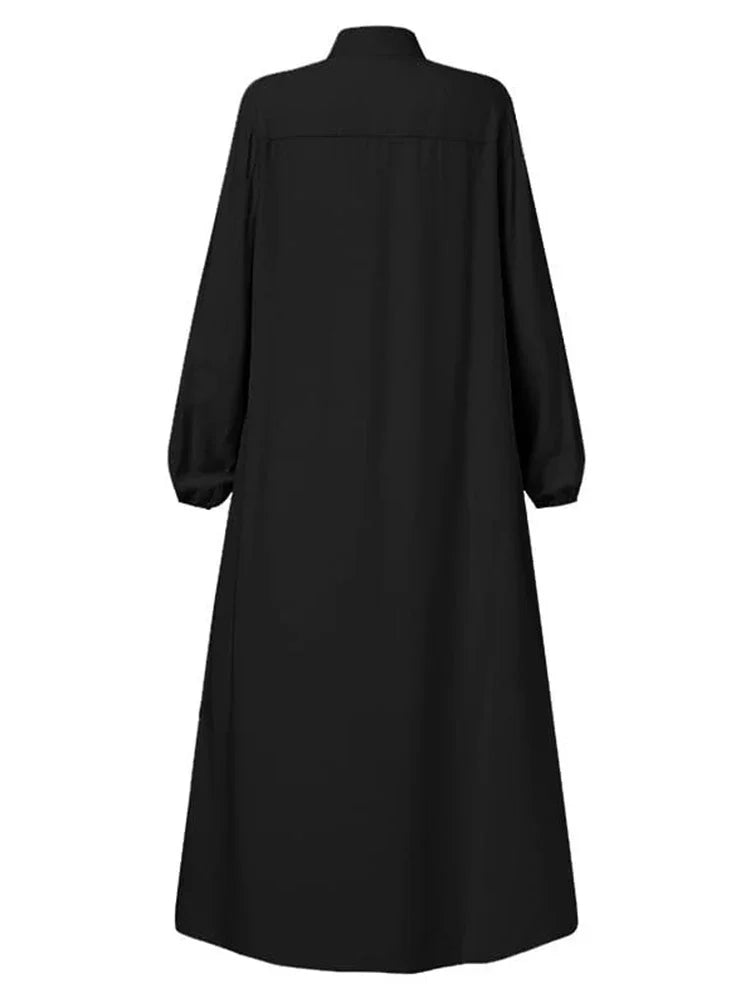 black dress elegant loose