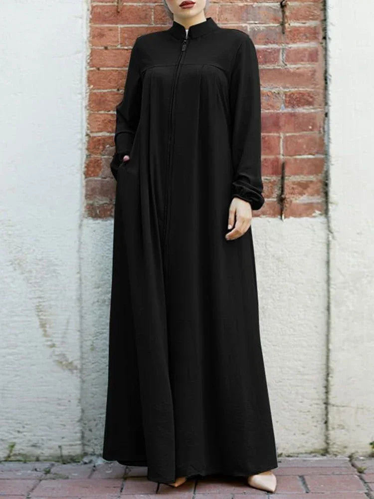 black dress elegant loose