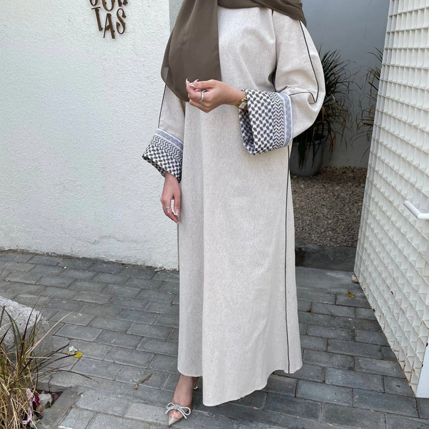 Palestine Kufiyah  Abaya
