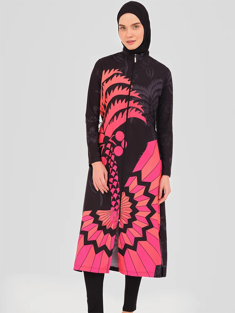 3PCS Long Burkini Muslim Women Femmes